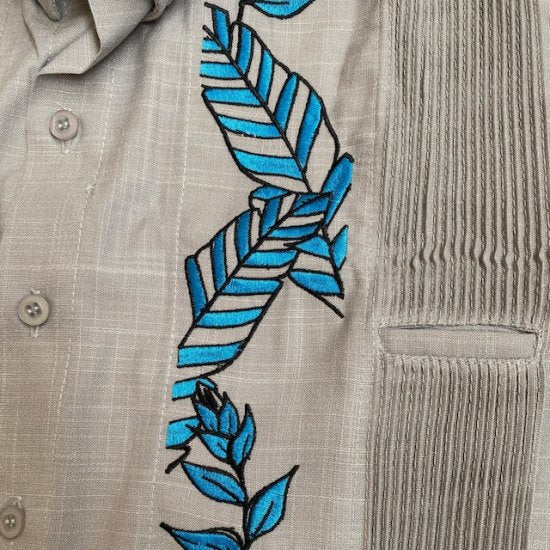 5001Y.A.BERA リーフ柄