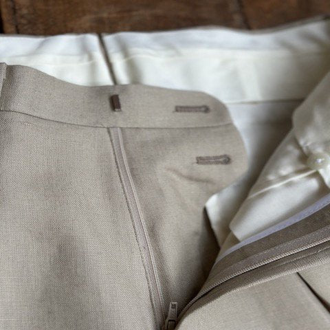 Ring003 アイリッシュリネン 2Pトラウザー