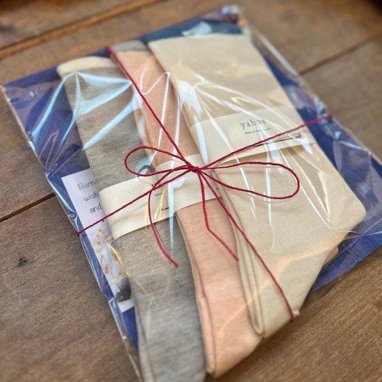 yahae x BARNSTORMERオーガニックコットンソックス