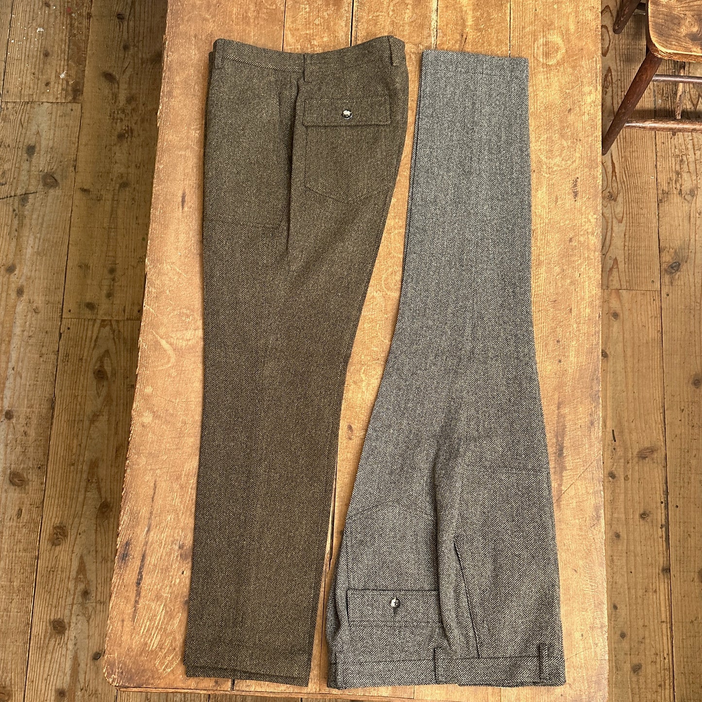 1383P DRESS FATIGUE TWEED ヘリンボーンツィードファティーグ