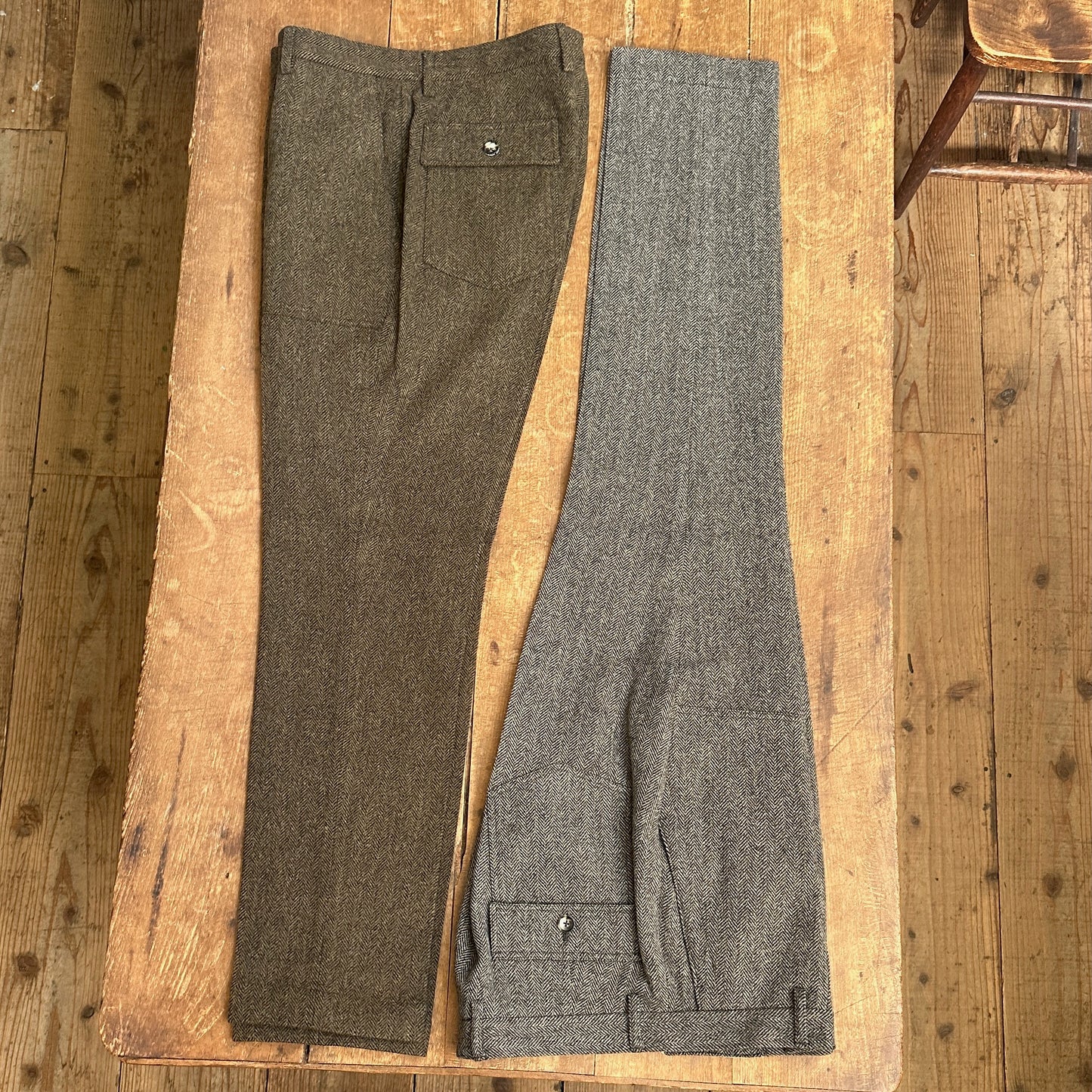 1383P DRESS FATIGUE TWEED ヘリンボーンツィードファティーグ
