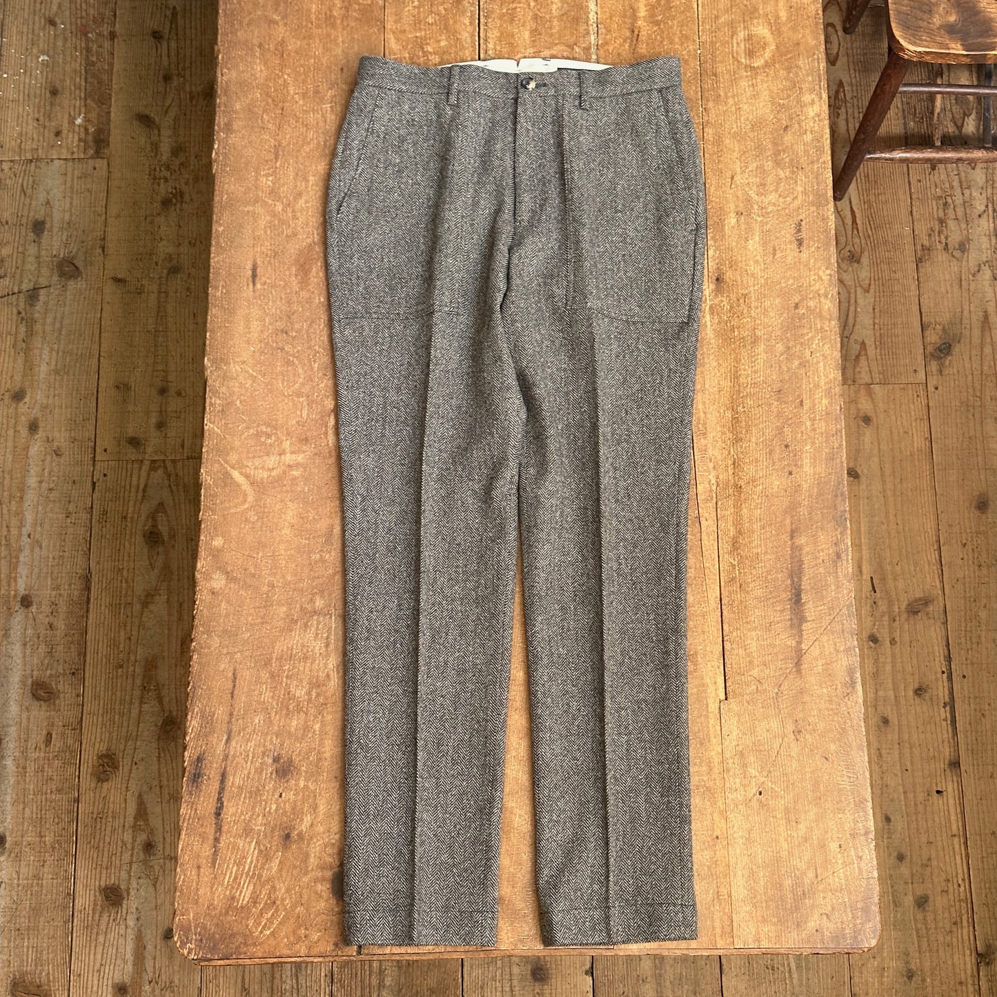 1383P DRESS FATIGUE TWEED ヘリンボーンツィードファティーグ