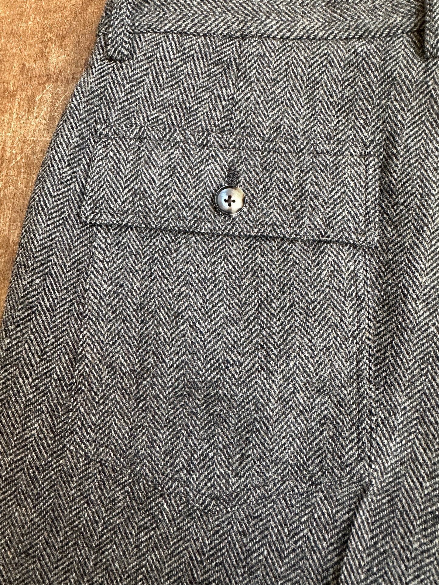 1383P DRESS FATIGUE TWEED ヘリンボーンツィードファティーグ