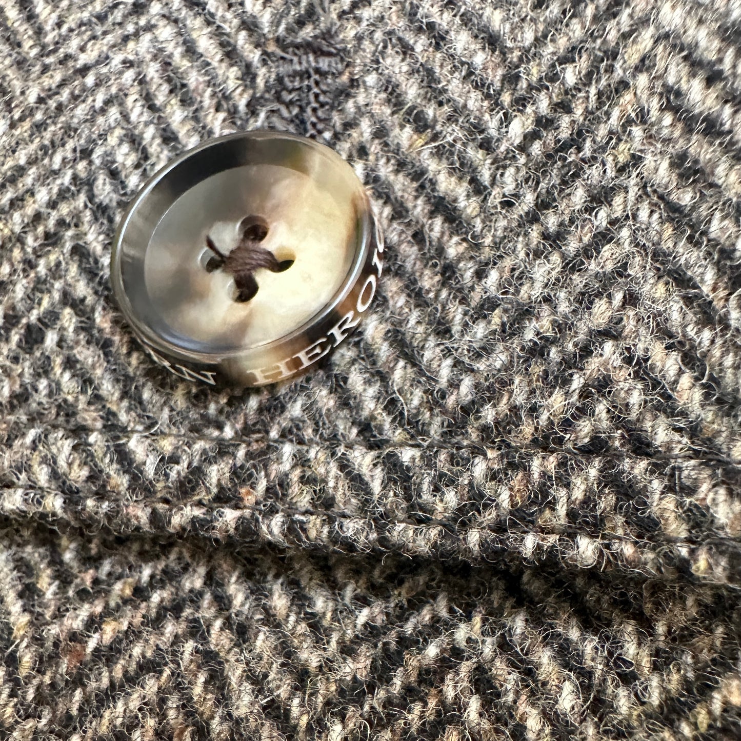 1383P DRESS FATIGUE TWEED ヘリンボーンツィードファティーグ