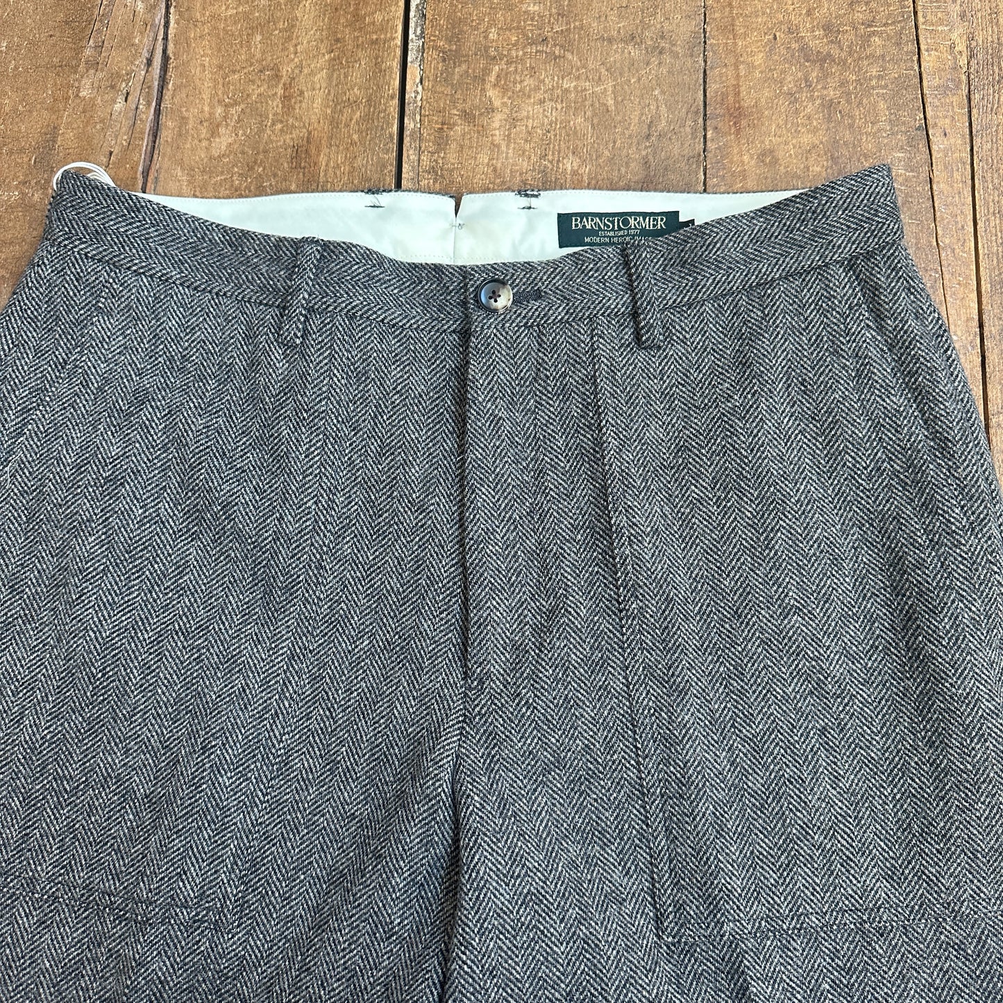 1383P DRESS FATIGUE TWEED ヘリンボーンツィードファティーグ