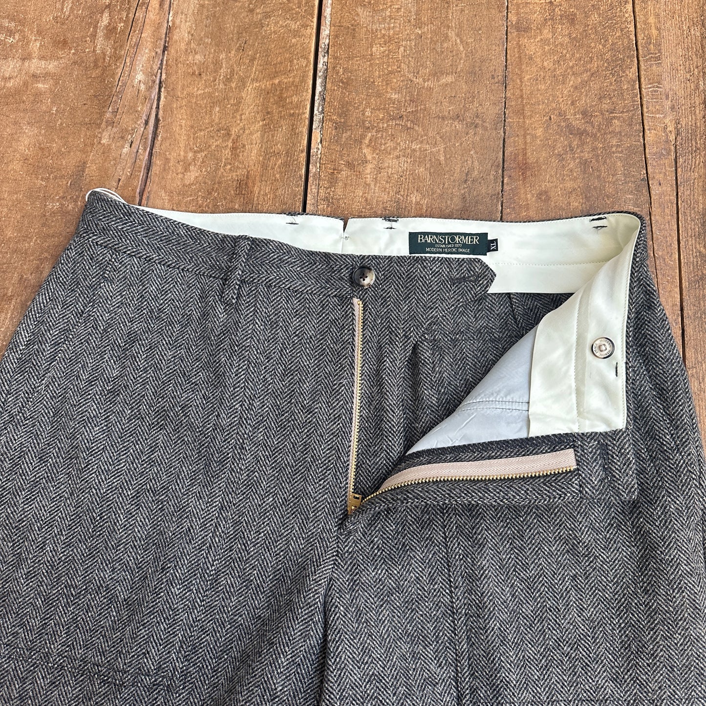 1383P DRESS FATIGUE TWEED ヘリンボーンツィードファティーグ