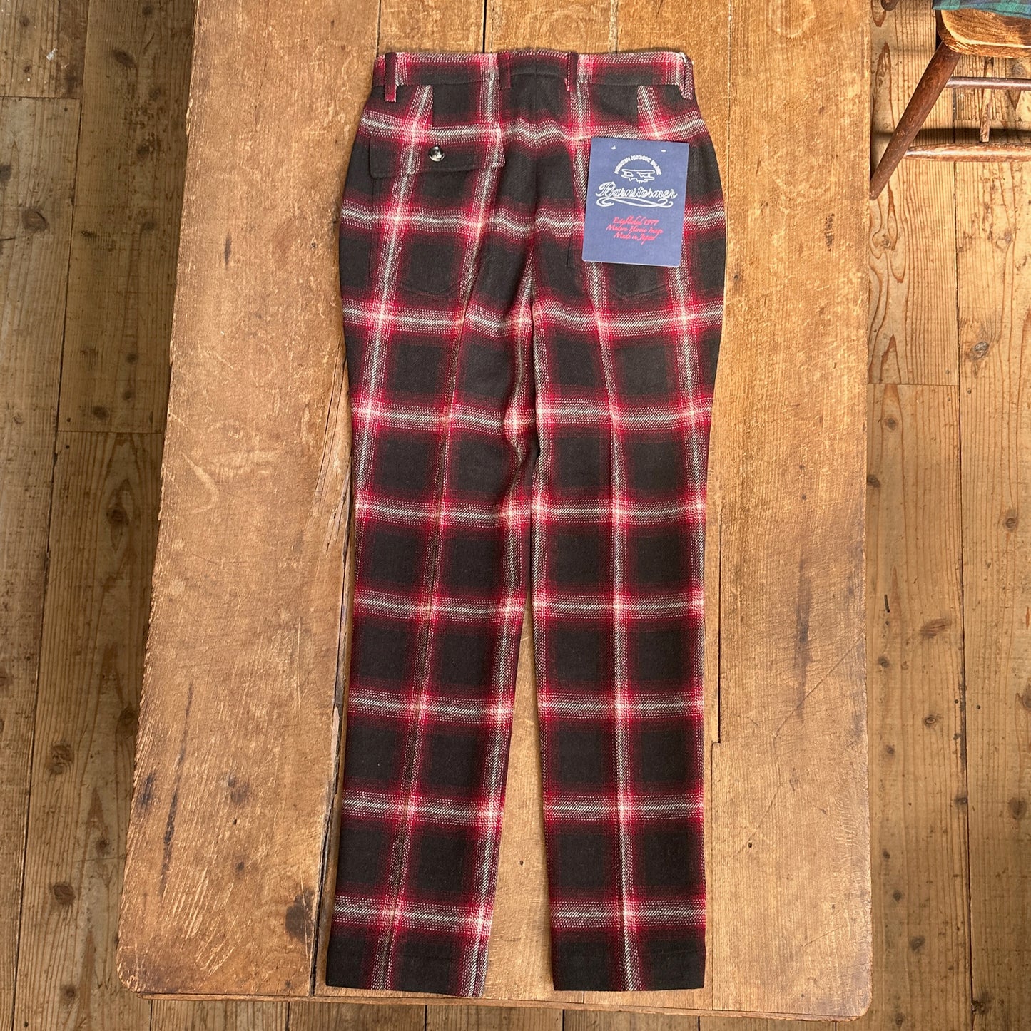 1383CHECK FATIGUE Buffalo Ombre 英国羊毛Tweed バッファロー オンブレー