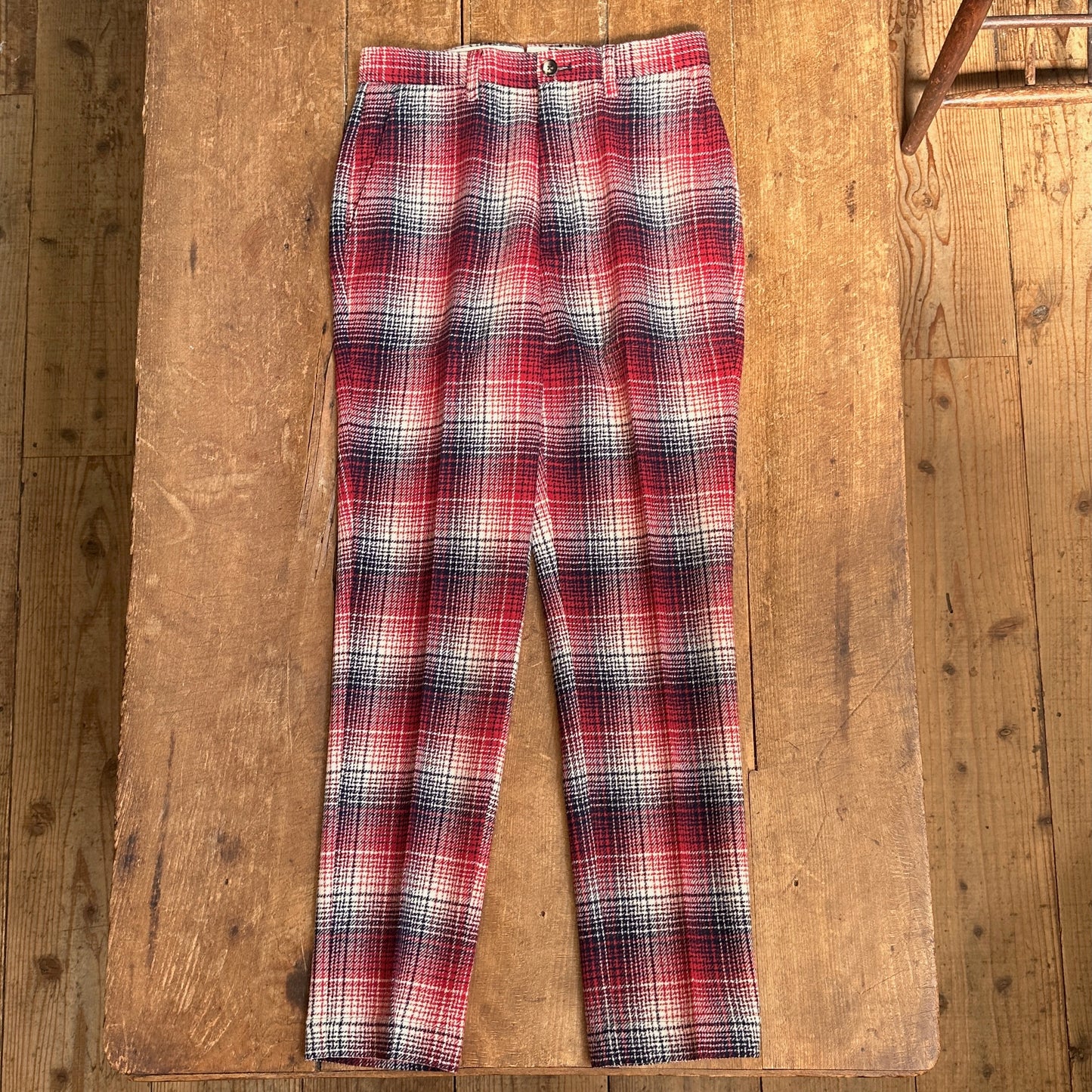 1383CHECK FATIGUE Buffalo Ombre 英国羊毛Tweed バッファロー オンブレー