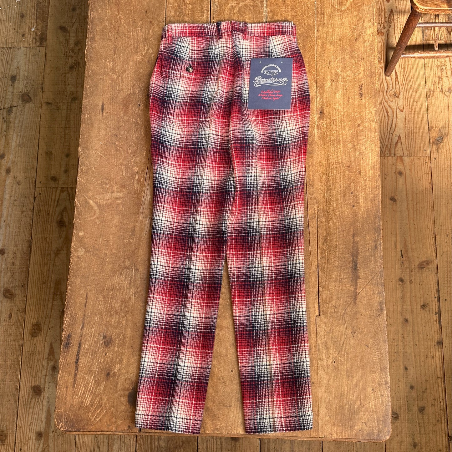 1383CHECK FATIGUE Buffalo Ombre 英国羊毛Tweed バッファロー オンブレー