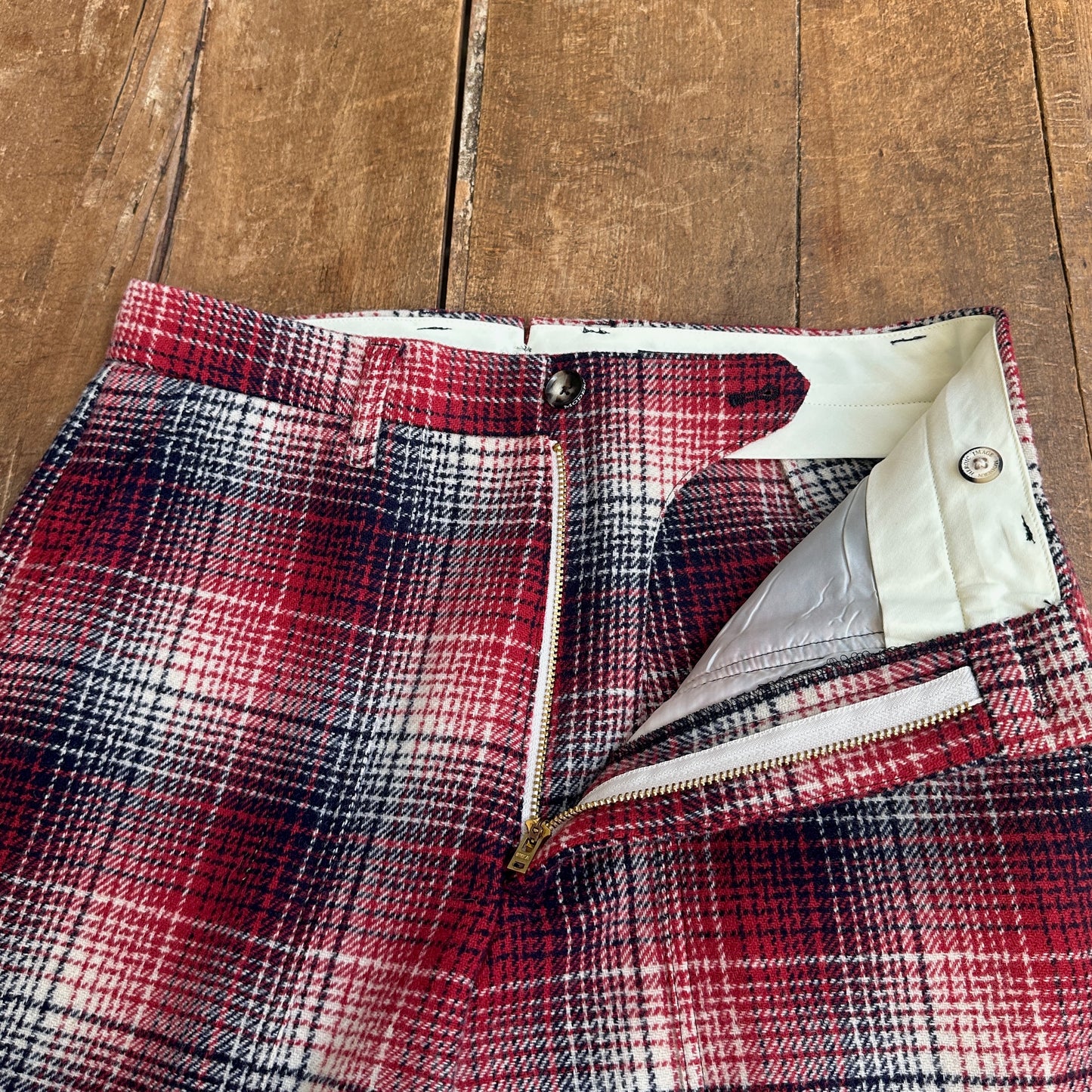 1383CHECK FATIGUE Buffalo Ombre 英国羊毛Tweed バッファロー オンブレー