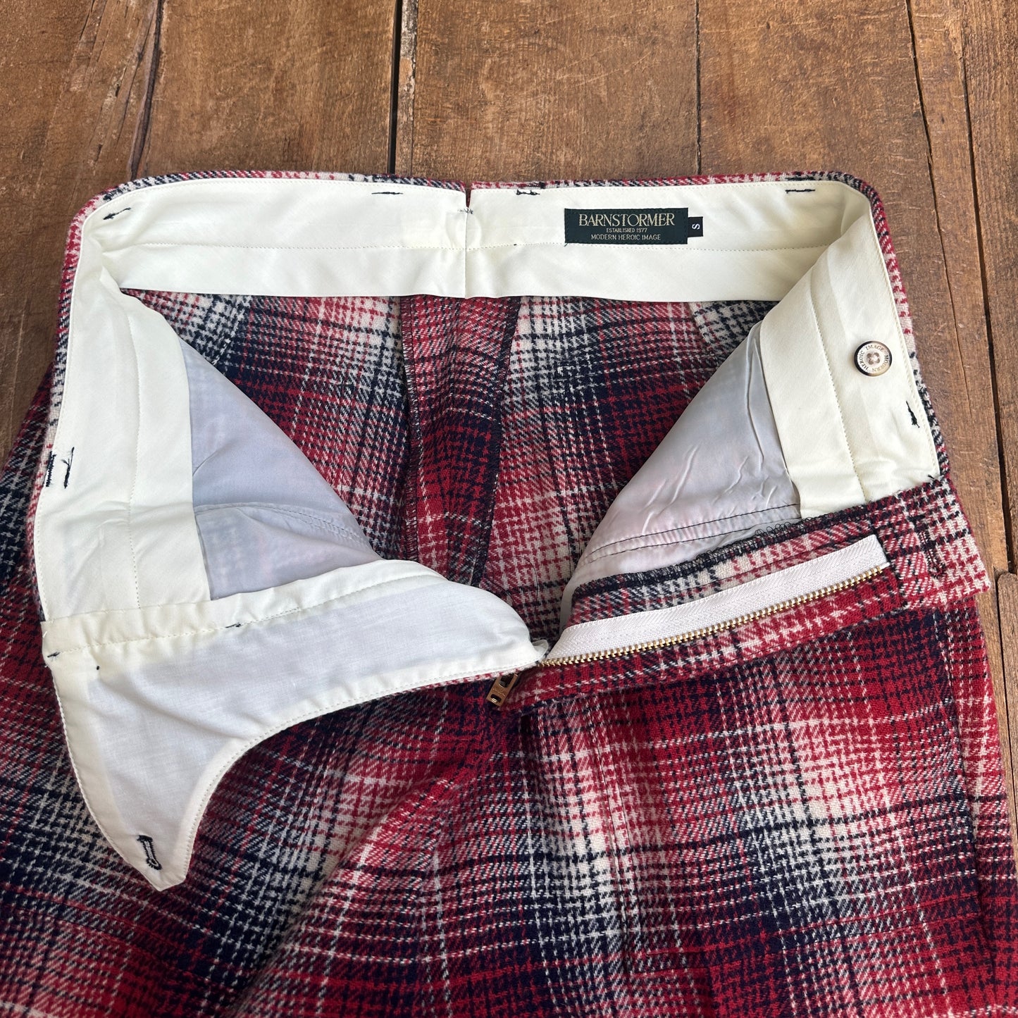 1383CHECK FATIGUE Buffalo Ombre 英国羊毛Tweed バッファロー オンブレー