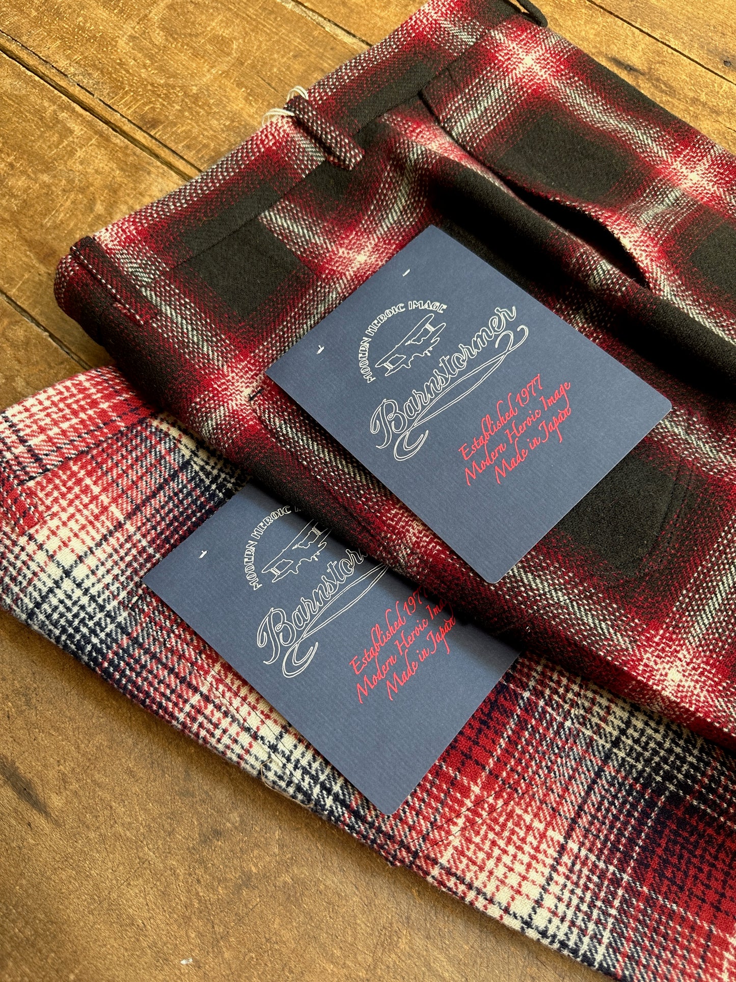 1383CHECK FATIGUE Buffalo Ombre 英国羊毛Tweed バッファロー オンブレー