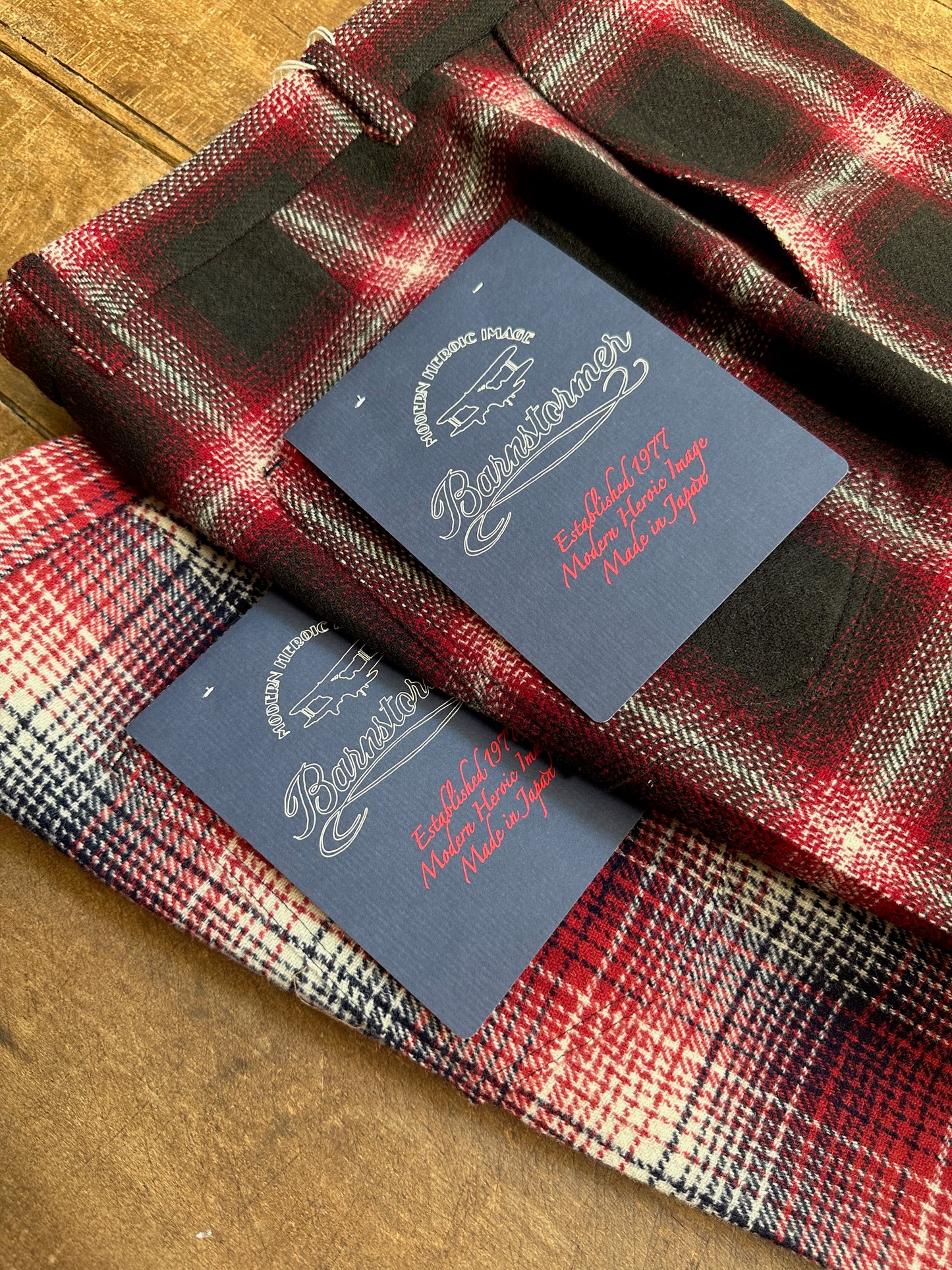 1383CHECK FATIGUE Buffalo Ombre 英国羊毛Tweed バッファロー オンブレー