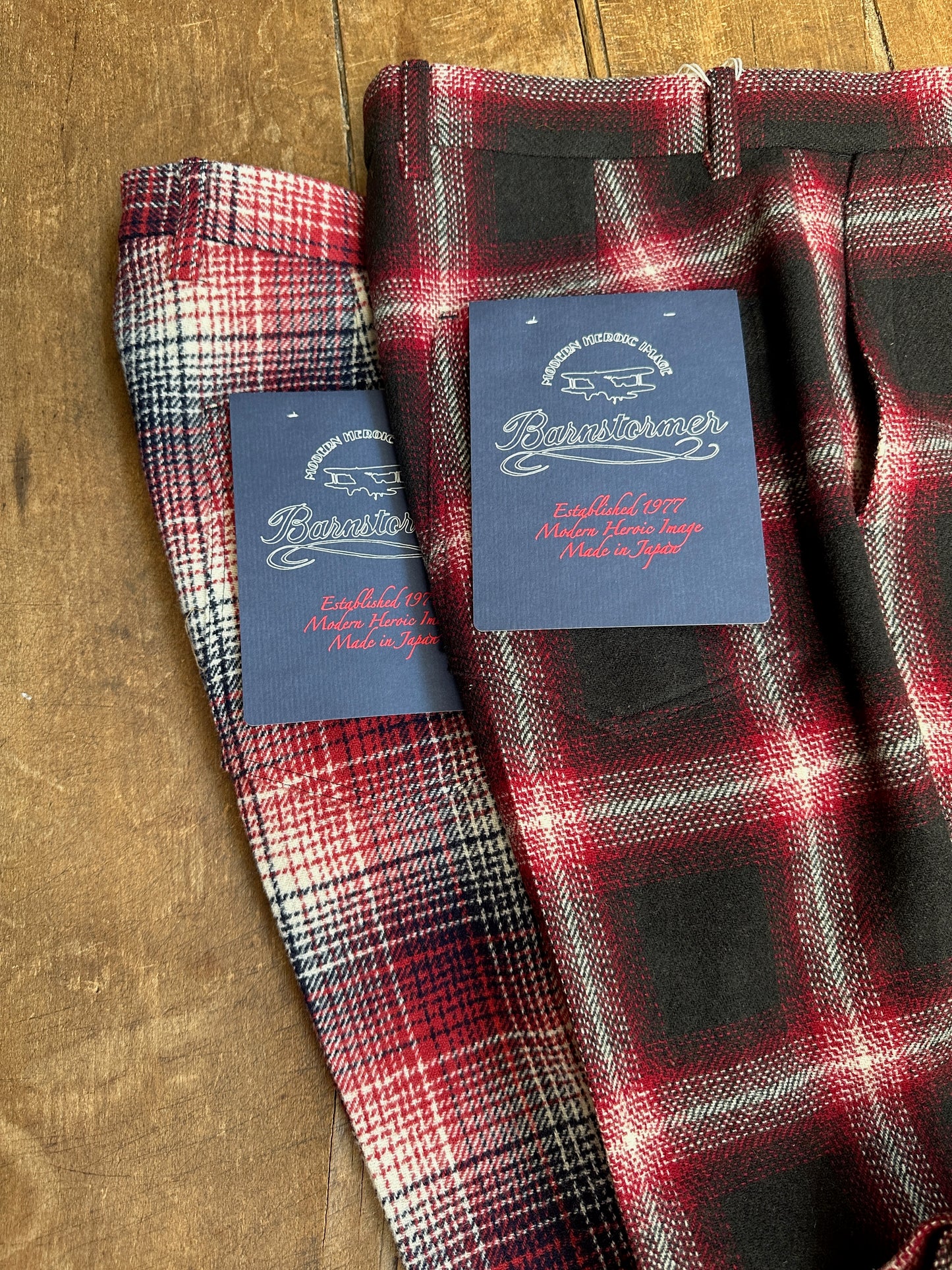 1383CHECK FATIGUE Buffalo Ombre 英国羊毛Tweed バッファロー オンブレー