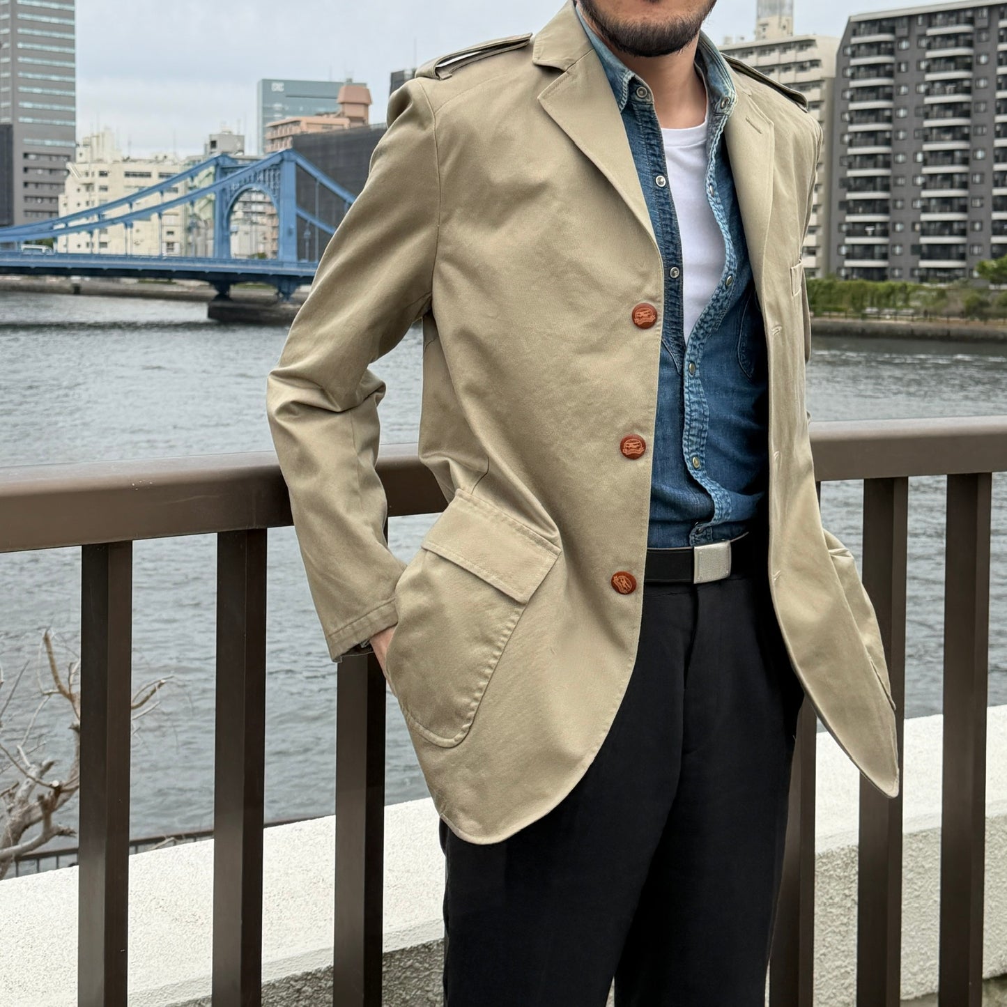 3145J MacArthur2 Officer Jacket　Epaulet マッカーサー2 オフィサージャケット　エポーレット付き