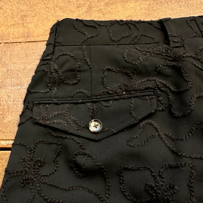 1238Lace flowerlace tropical wide  フラワーレース　トロピカルワイド