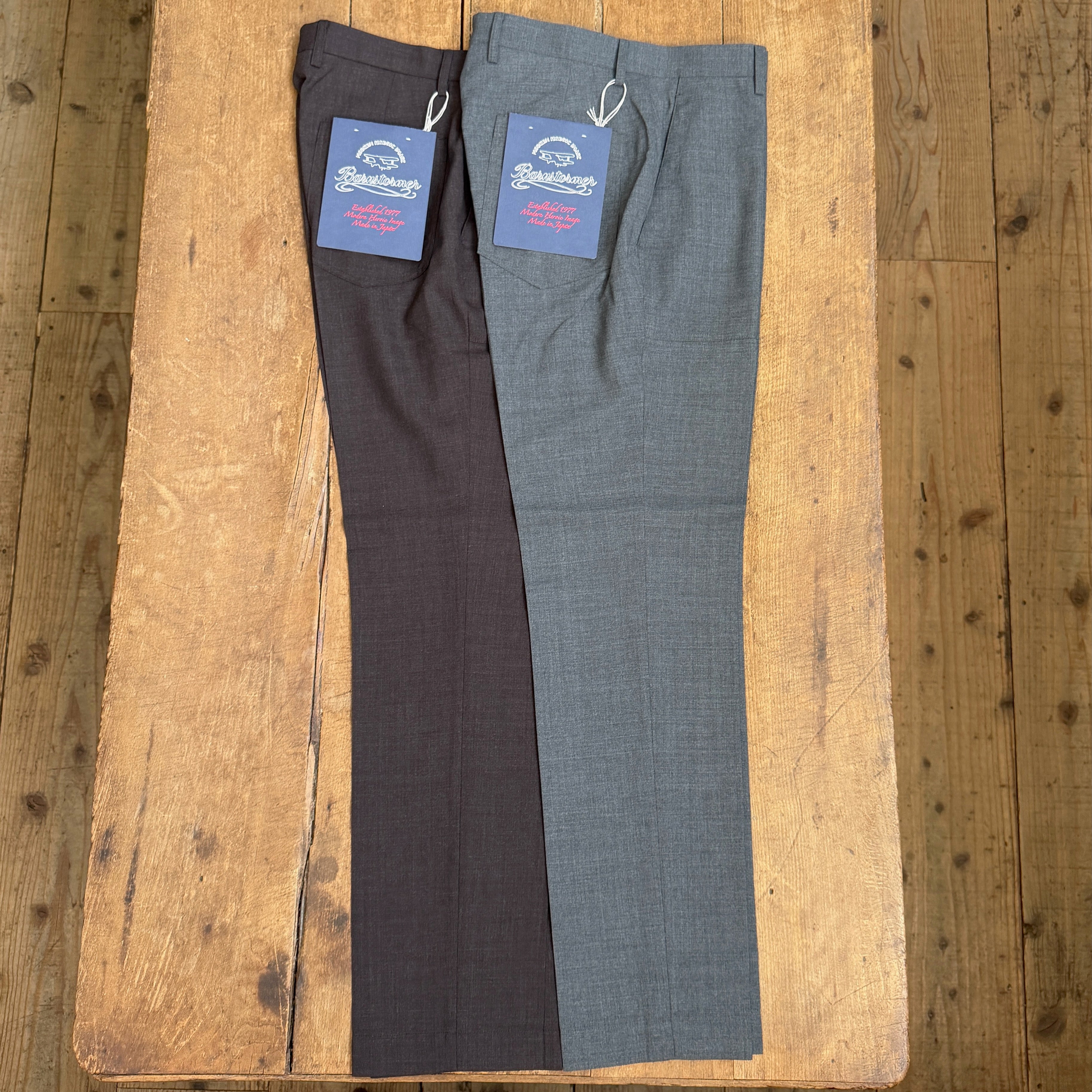 【美品】BARNSTORMERトロピカルウール ドレスファティーグ 1316P-TP Tropical wool dress fatigue pantsトロピカルウールドレス