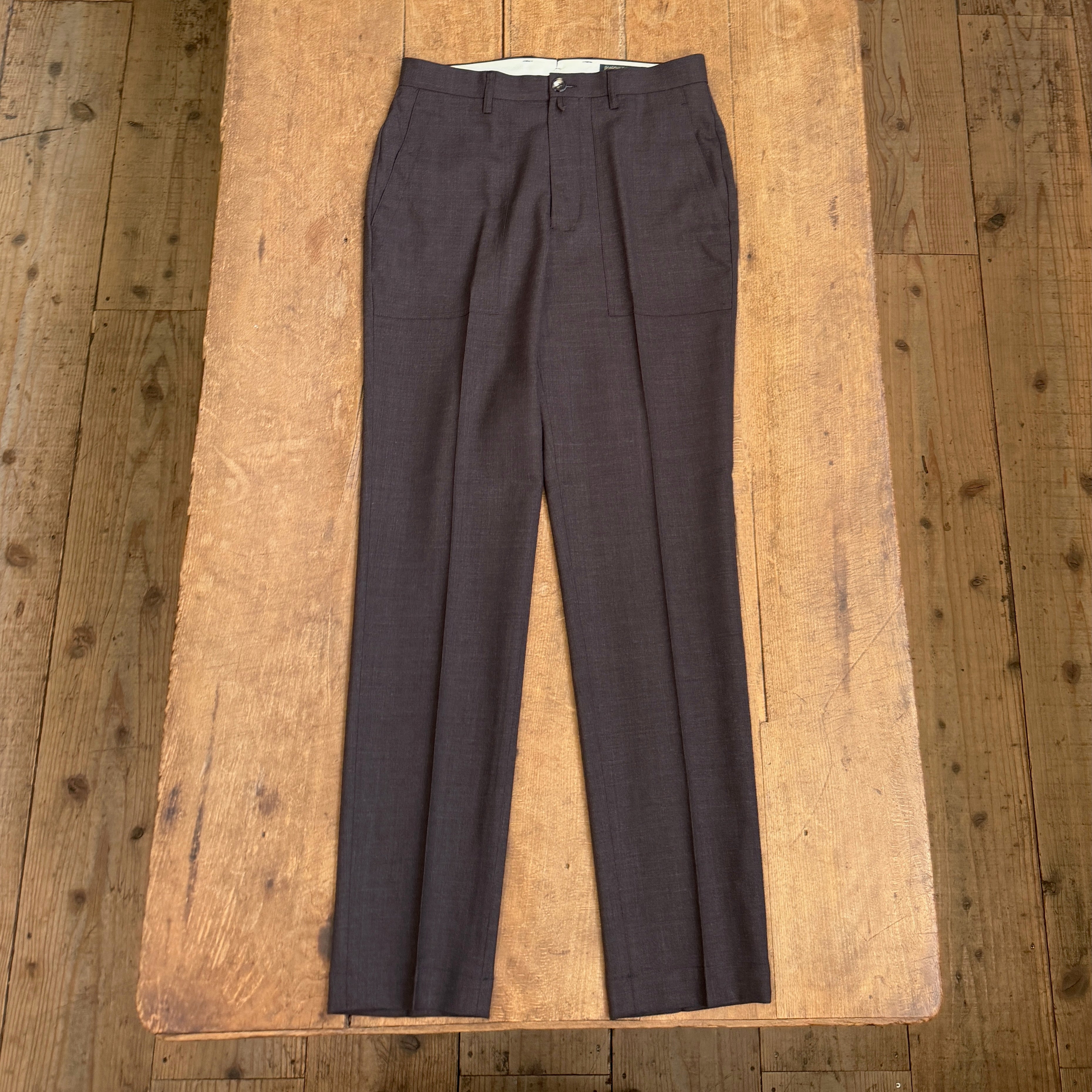 【美品】BARNSTORMERトロピカルウール ドレスファティーグ 1316P-TP Tropical wool dress fatigue pantsトロピカルウールドレス