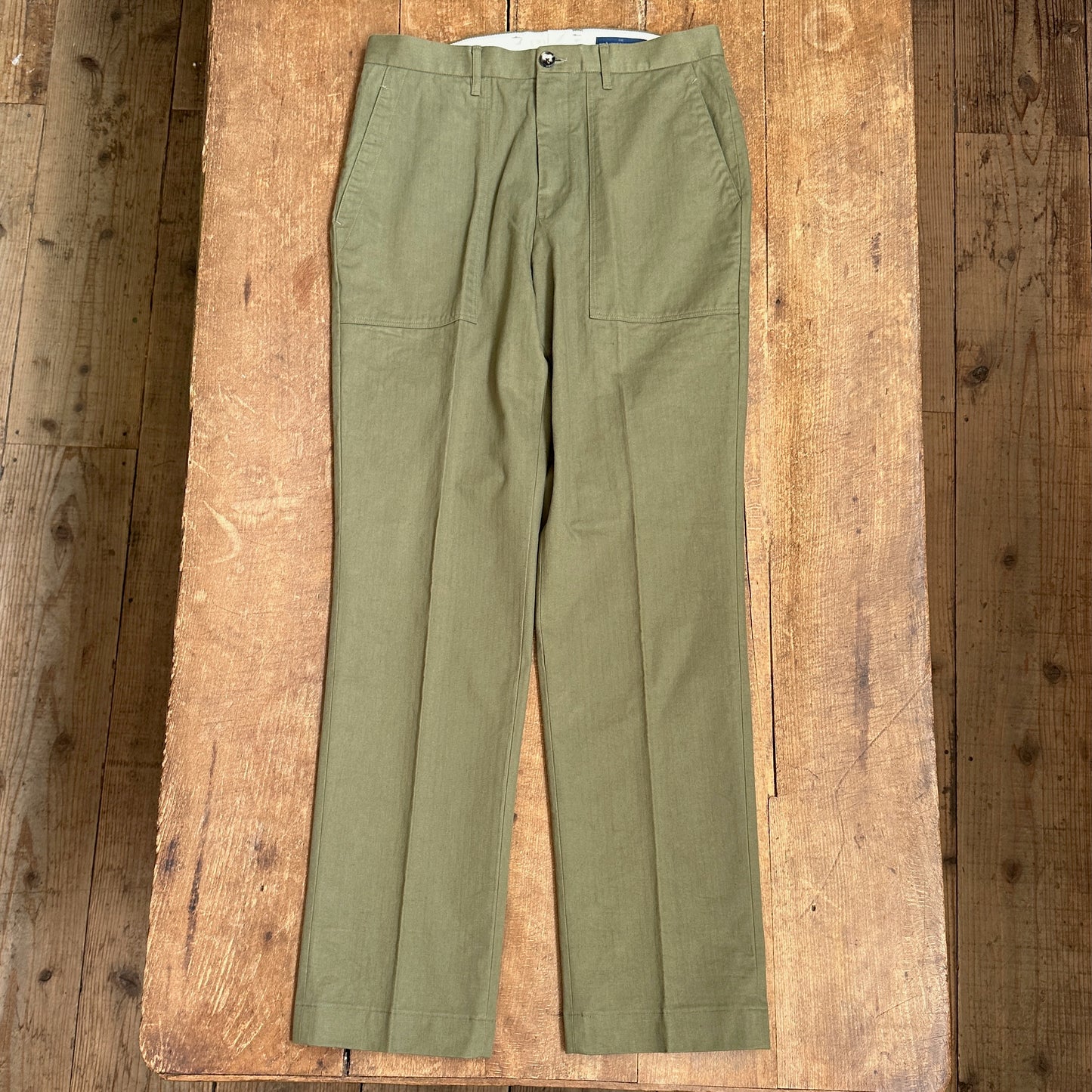 1333KSP DRESS FATIGUE PANTS  FULL LENGTH ドレスファティーグ フルレングス（ヘリンボーン）