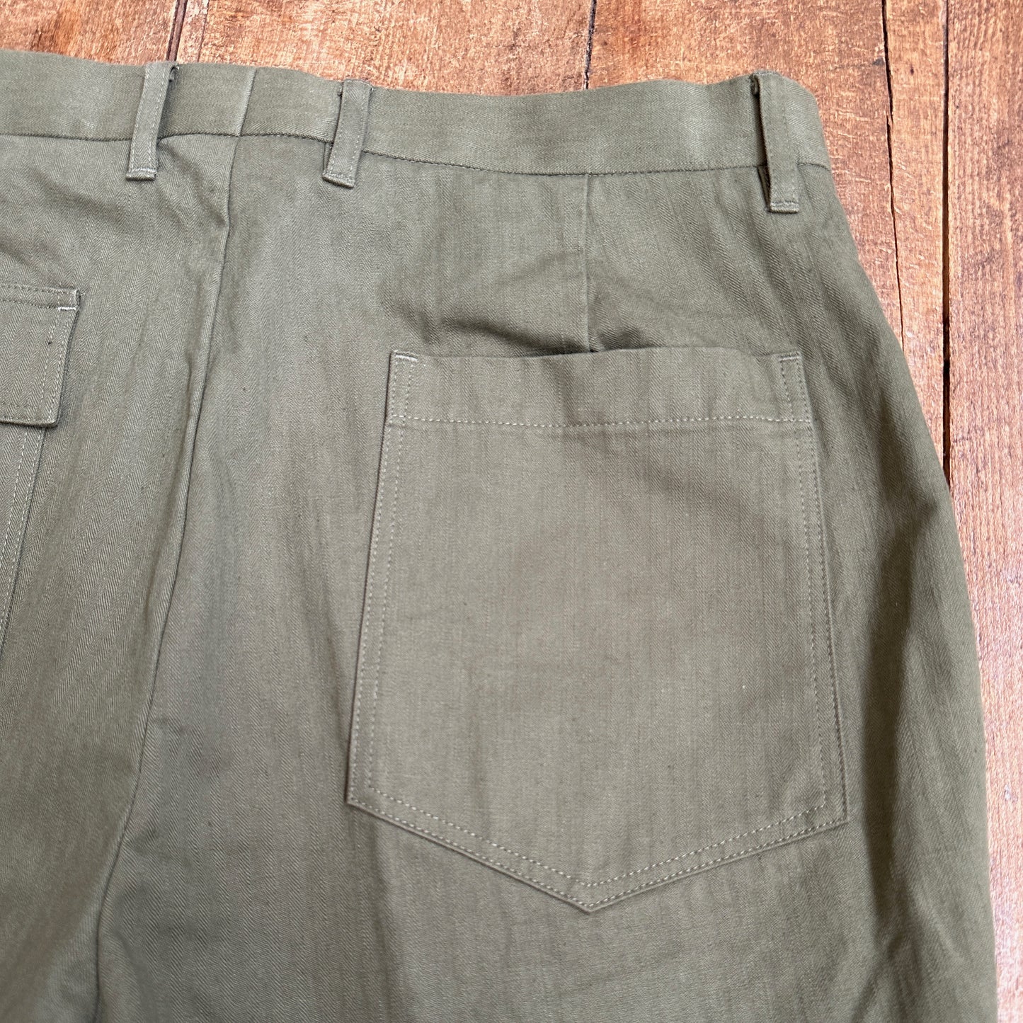 1333KSP DRESS FATIGUE PANTS  FULL LENGTH ドレスファティーグ フルレングス（ヘリンボーン）