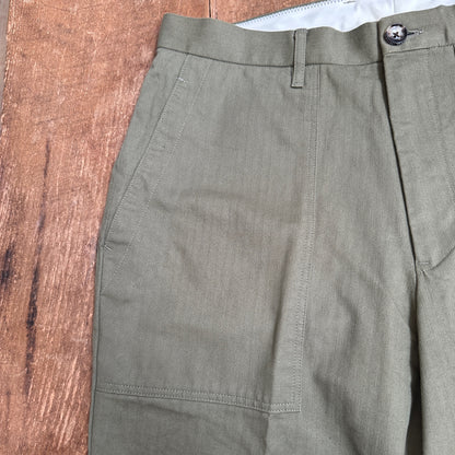 1333KSP DRESS FATIGUE PANTS  FULL LENGTH ドレスファティーグ フルレングス（ヘリンボーン）