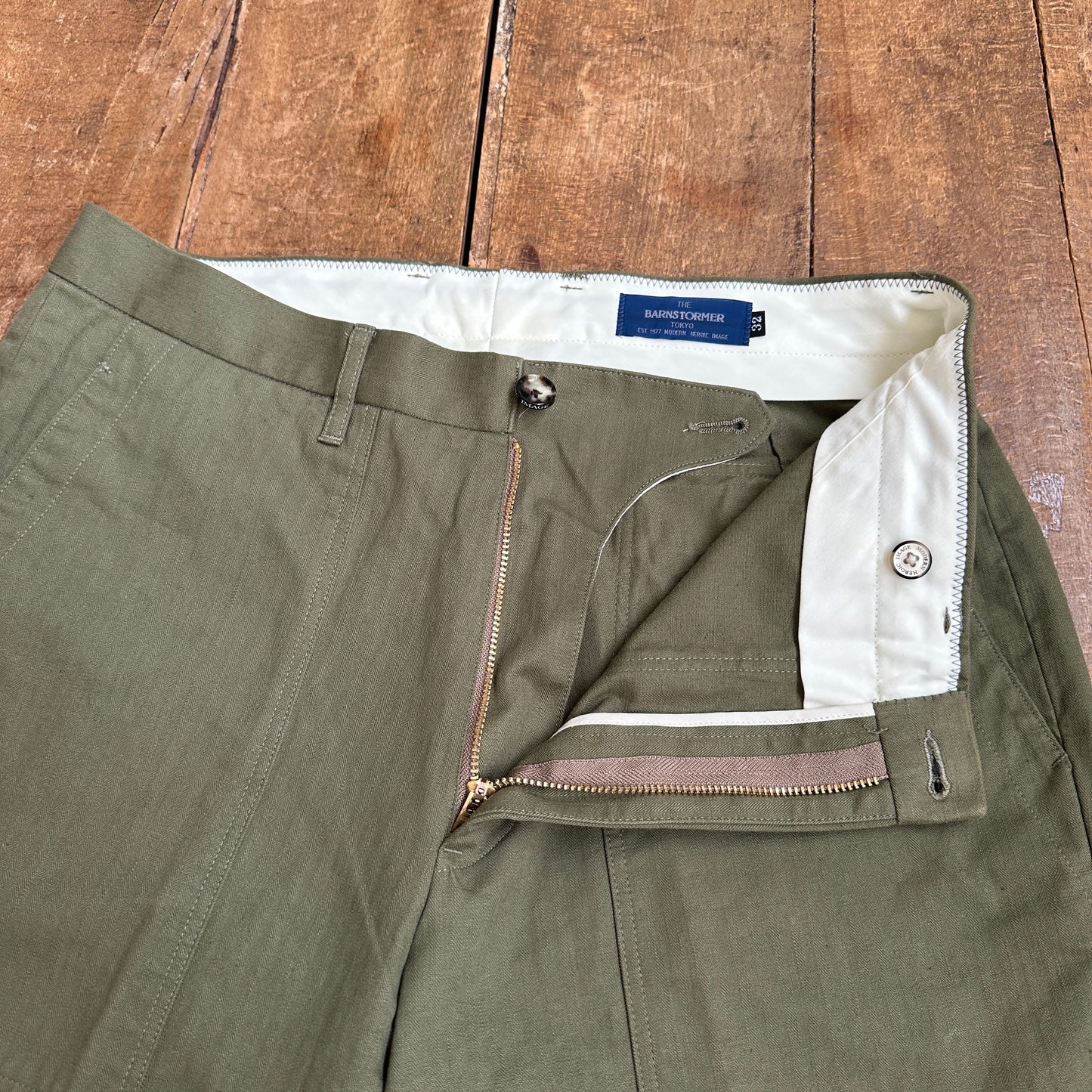 1333KSP DRESS FATIGUE PANTS  FULL LENGTH ドレスファティーグ フルレングス（ヘリンボーン）