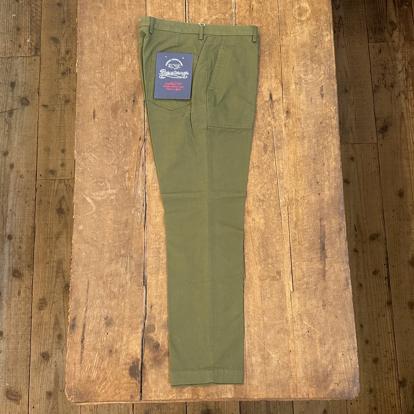 1333KSP DRESS FATIGUE PANTS  FULL LENGTH ドレスファティーグ フルレングス（ヘリンボーン）