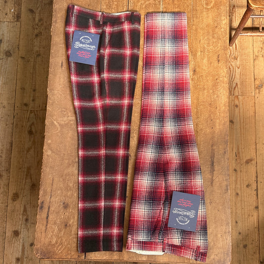 1383CHECK FATIGUE  Buffalo Ombre 英国羊毛Tweed バッファロー オンブレー　