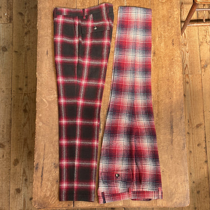 1383CHECK FATIGUE  Buffalo Ombre 英国羊毛Tweed バッファロー オンブレー　
