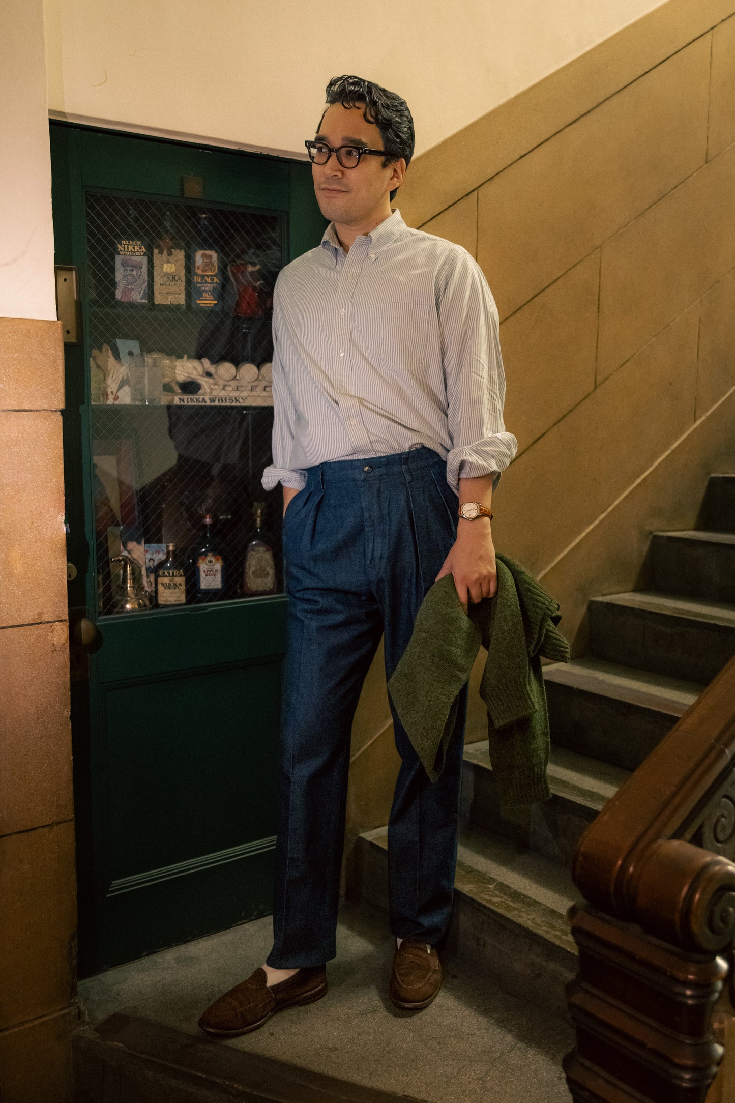 1955DNM 2P Denim Trousers