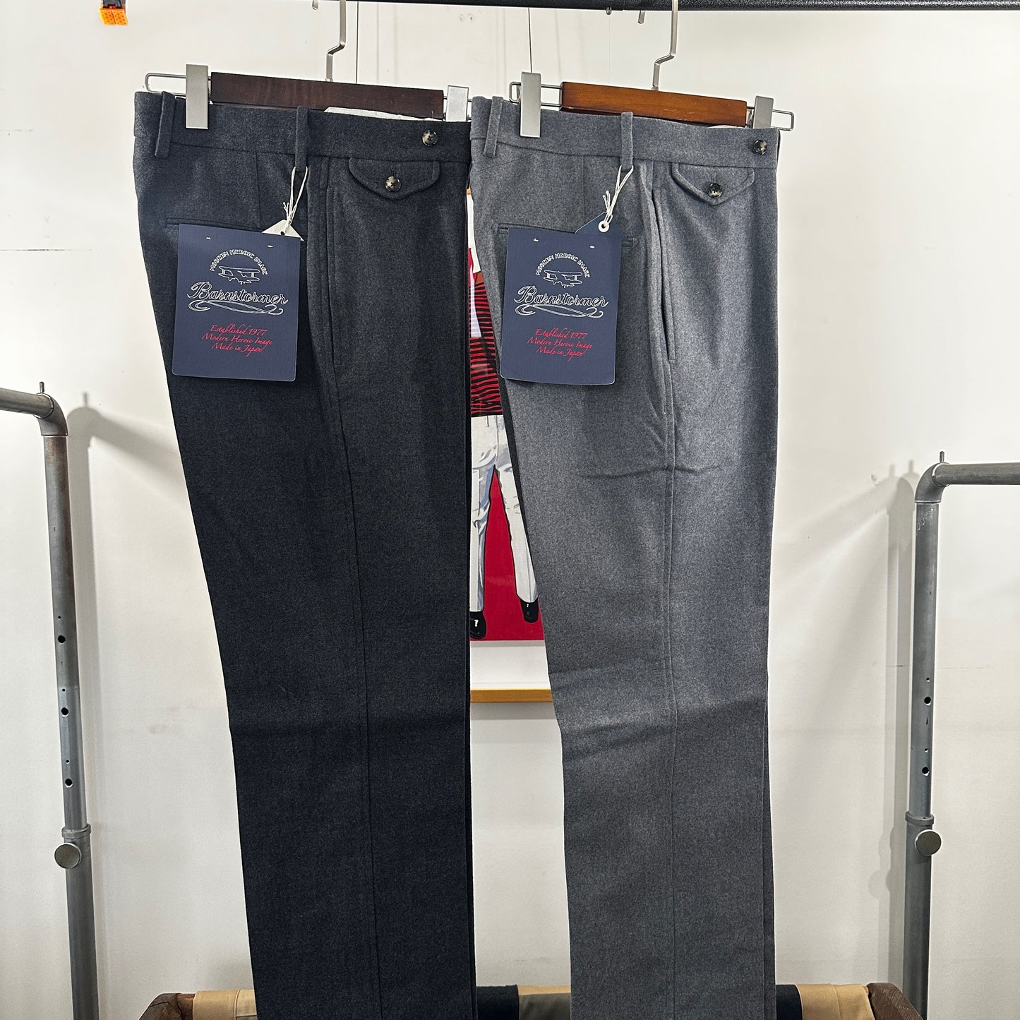 アウトレット　裾上げ不可　1091P NOP College Flannelノープリーツカレッジフラノ