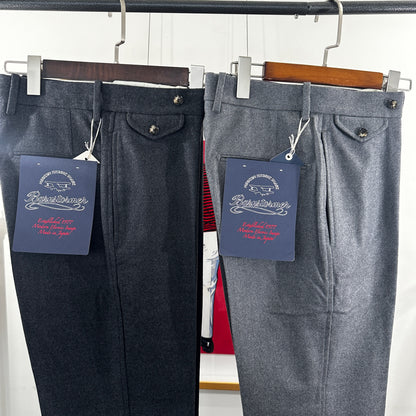 アウトレット　裾上げ不可　1091P NOP College Flannelノープリーツカレッジフラノ