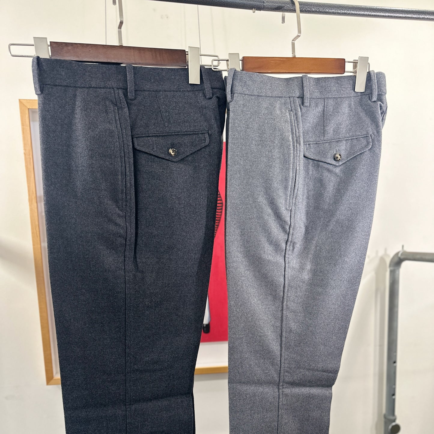 アウトレット　裾上げ不可　1091P NOP College Flannelノープリーツカレッジフラノ