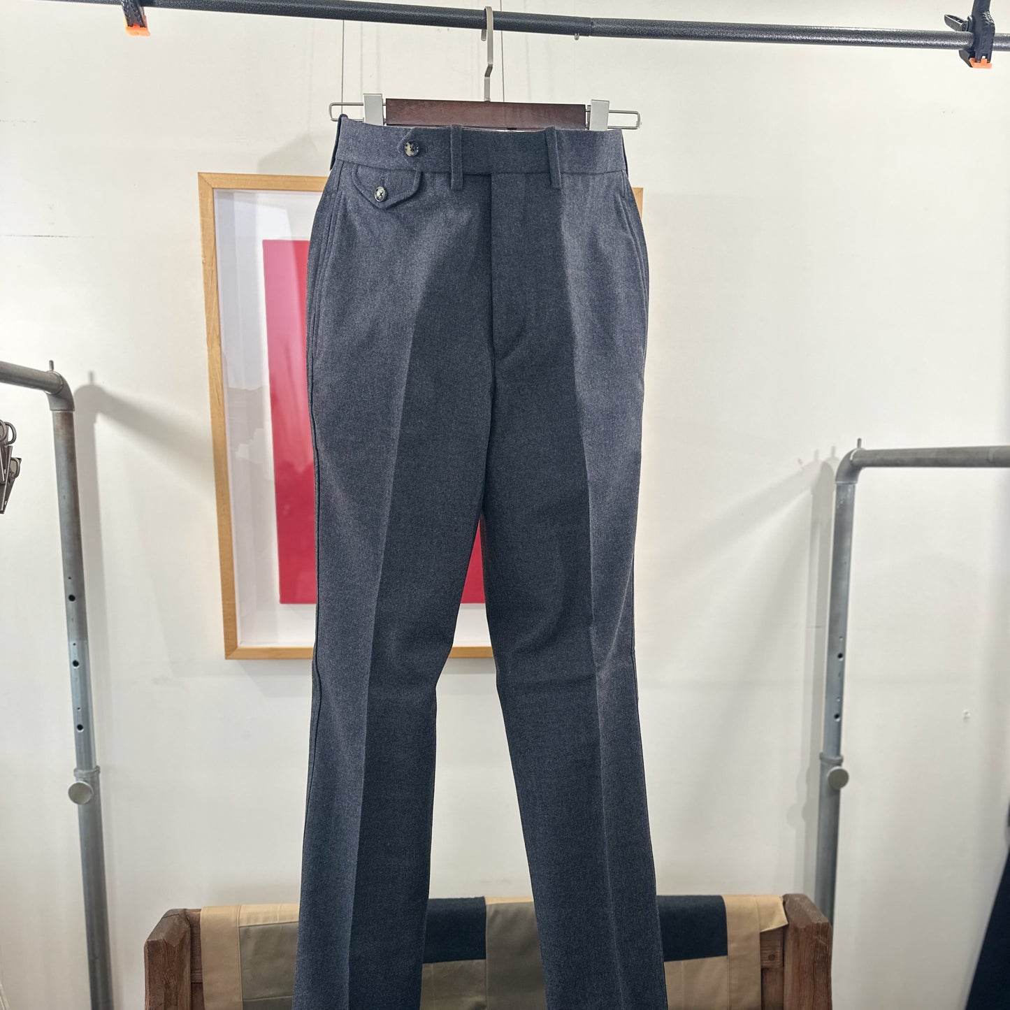 アウトレット　裾上げ不可　1091P NOP College Flannelノープリーツカレッジフラノ