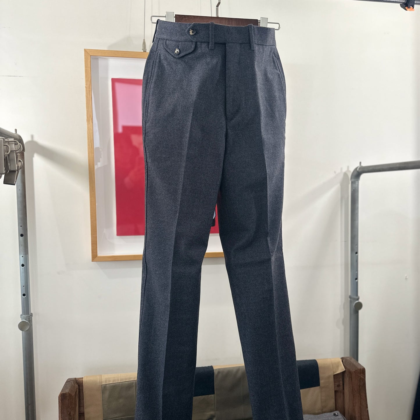 アウトレット　裾上げ不可　1091P NOP College Flannelノープリーツカレッジフラノ