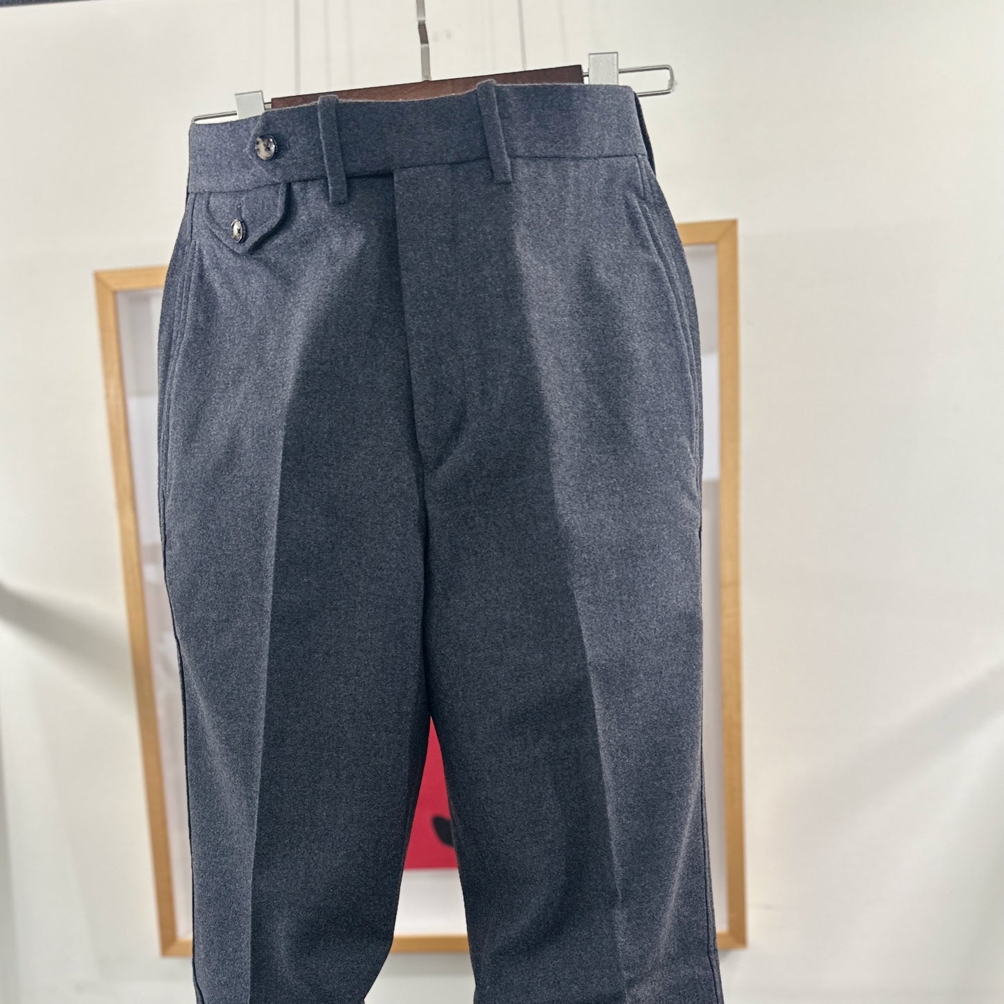 アウトレット　裾上げ不可　1091P NOP College Flannelノープリーツカレッジフラノ