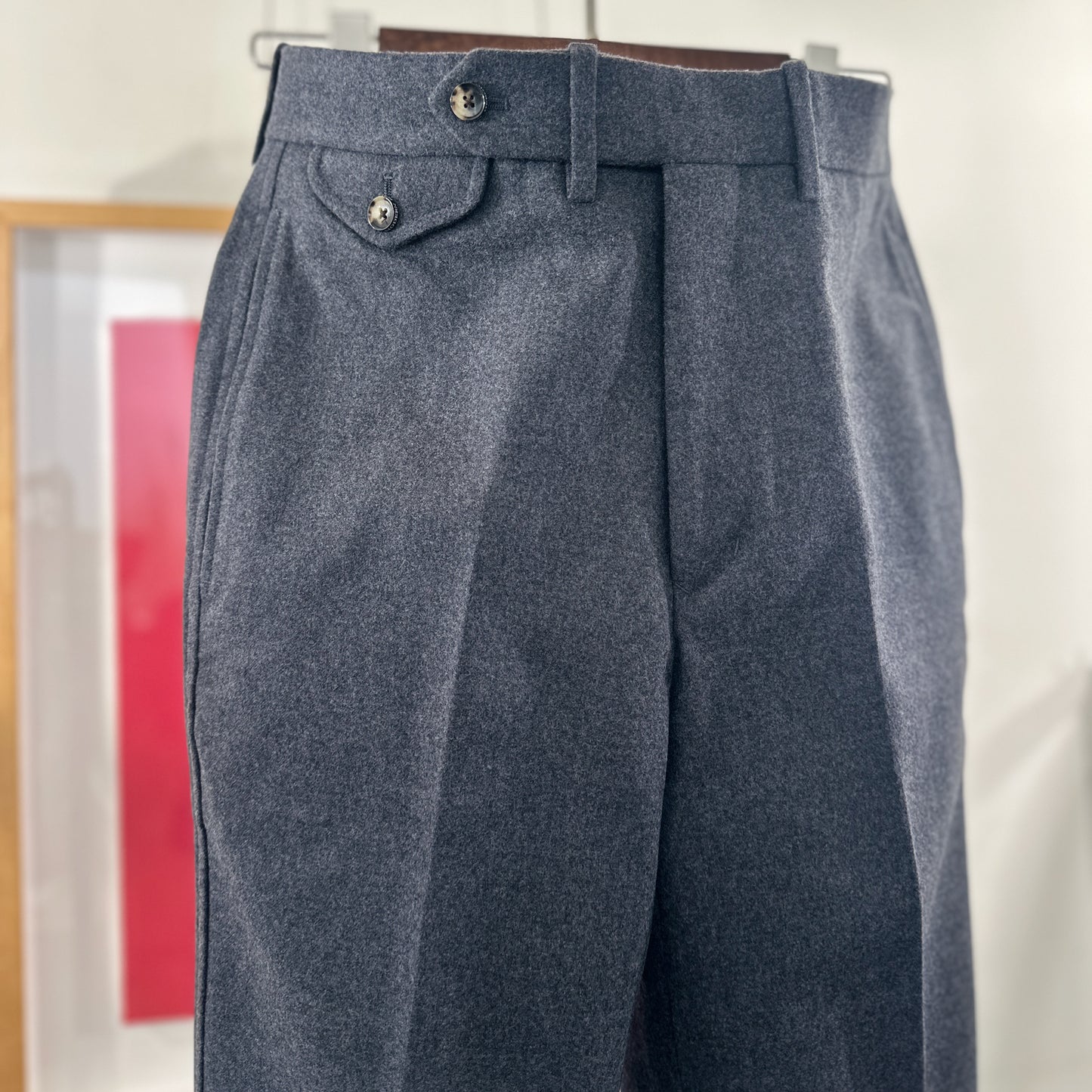 アウトレット　裾上げ不可　1091P NOP College Flannelノープリーツカレッジフラノ