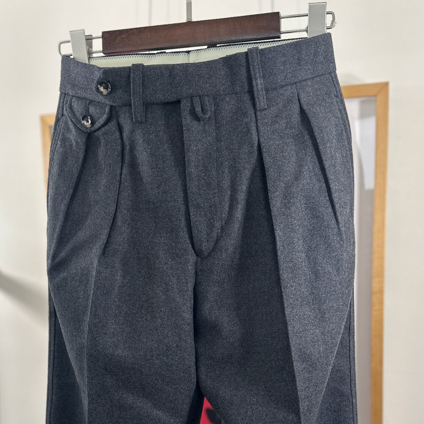 アウトレット　裾上げ不可　1092P College Flannel MacArtherカレッジフラノマッカーサ