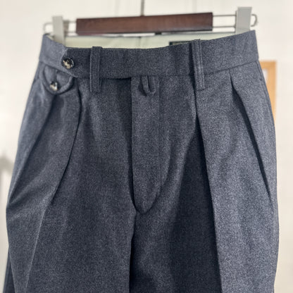 アウトレット　裾上げ不可　1092P College Flannel MacArtherカレッジフラノマッカーサ