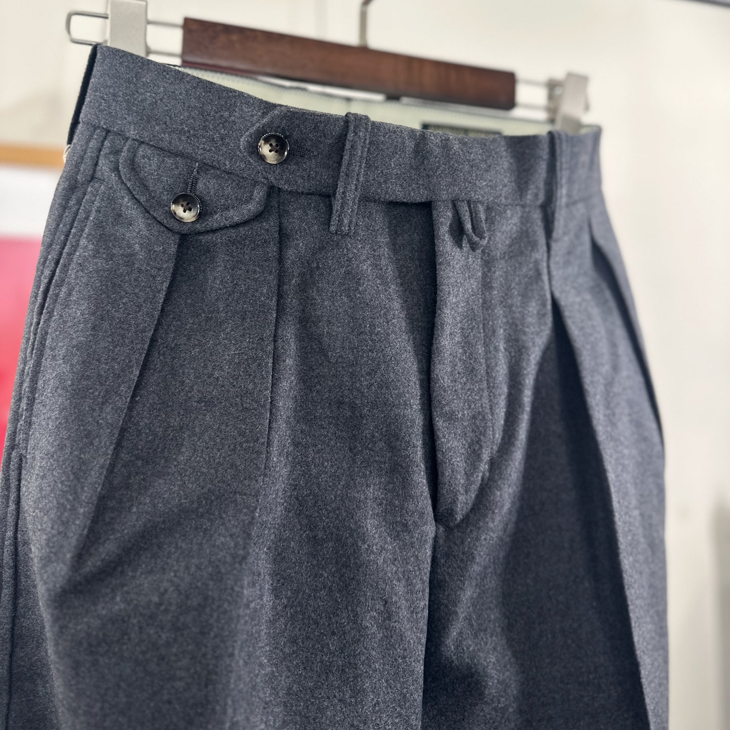 アウトレット　裾上げ不可　1092P College Flannel MacArtherカレッジフラノマッカーサ