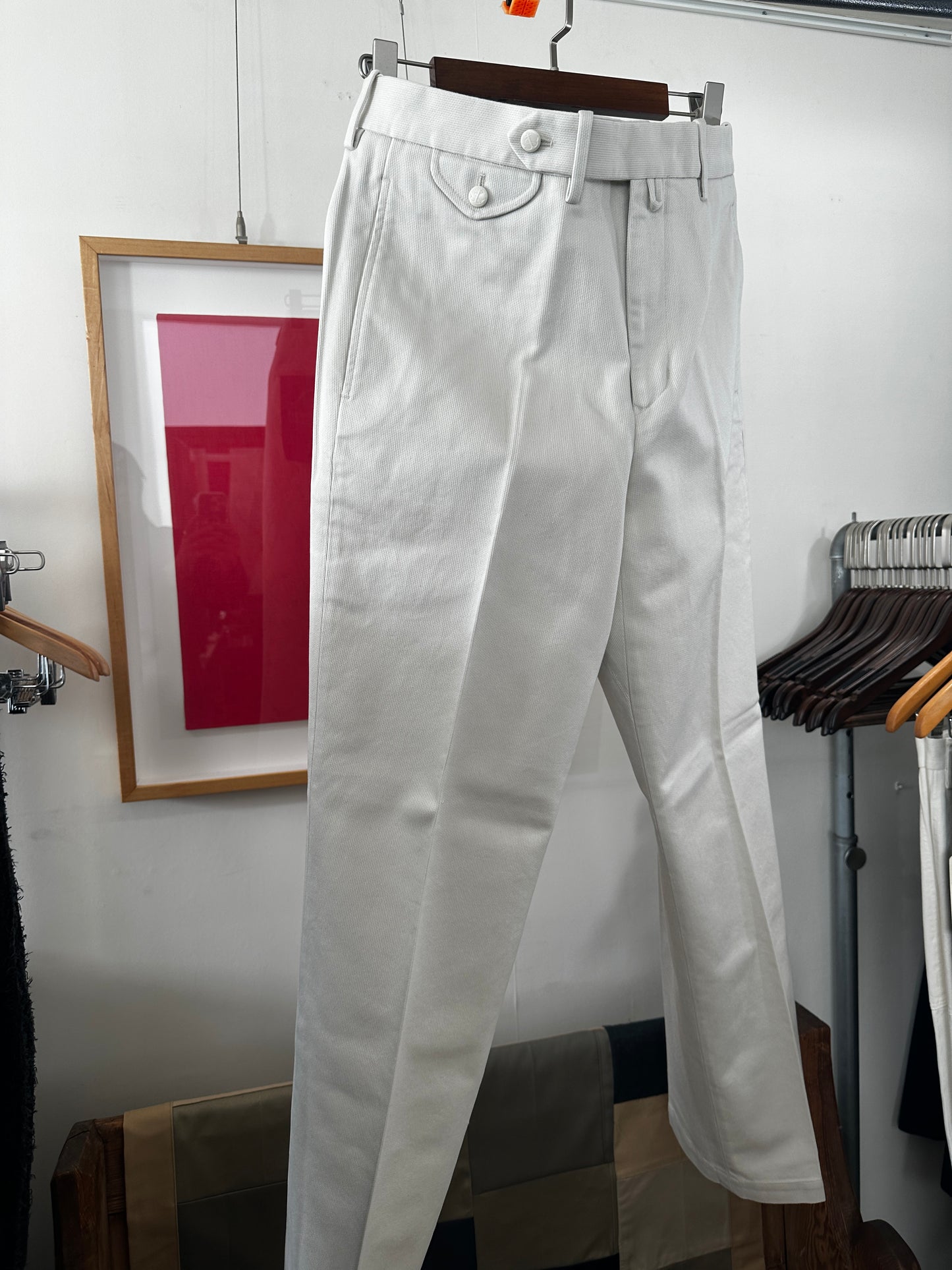 アウトレット裾上げ不可　1980P Marine Pants pique マリンパンツ　ピケ