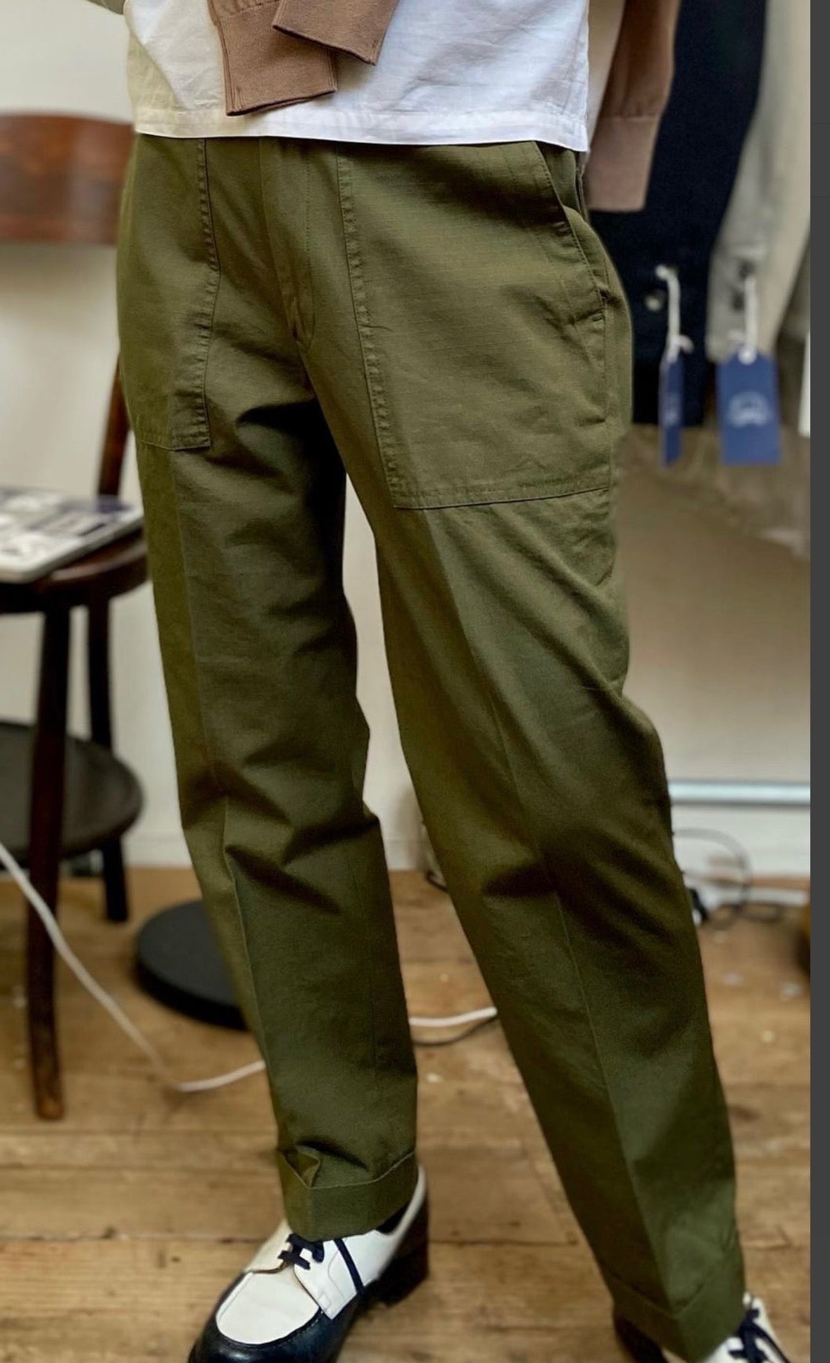 アウトレット裾上げ不可 1313P DRESS FATIGUE PANTS ドレスファティーグ